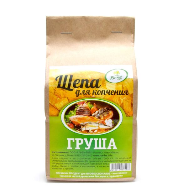 Щепа для копчения груша Щепа для копчения груша